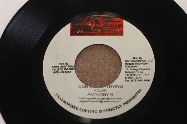 Anthony B - Don't Stop Trying / Getting Rough