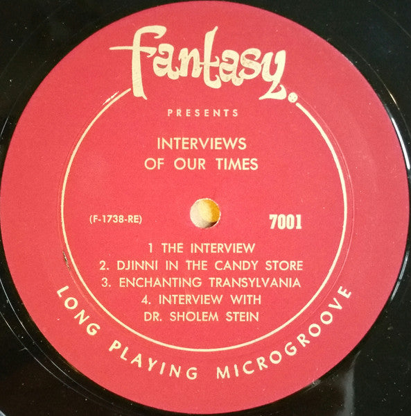 Lenny Bruce's Interviews Of Our Times