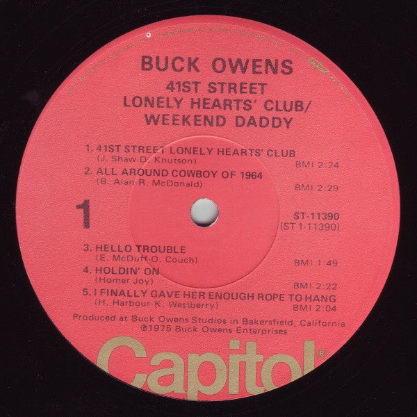 Buck Owens - 41st Street Lonely Hearts' Club / Weekend Daddy