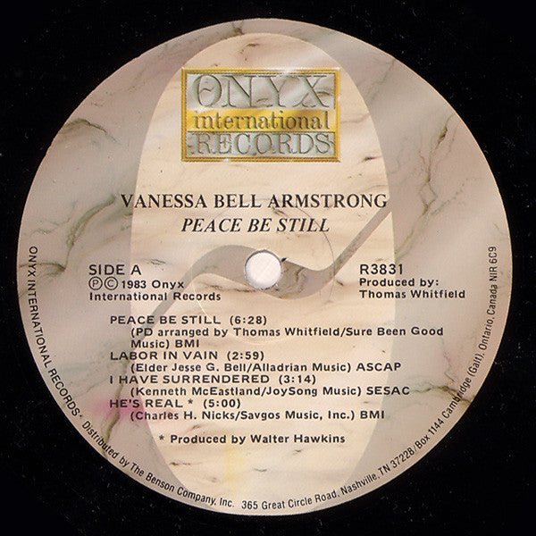 Vanessa Bell Armstrong - Peace Be Still