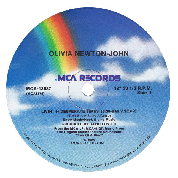Olivia Newton-John - Livin' In Desperate Times / Twist Of Fate