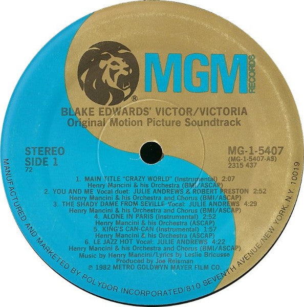 Blake Edwards' Victor/Victoria