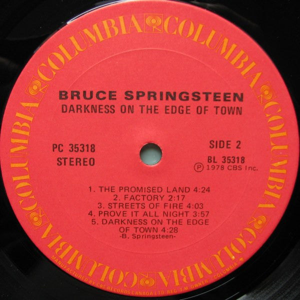 Bruce Springsteen - Darkness On The Edge Of Town