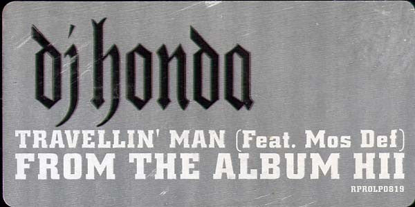 DJ Honda - Travellin' Man