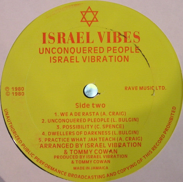 Israel Vibration - Unconquered People