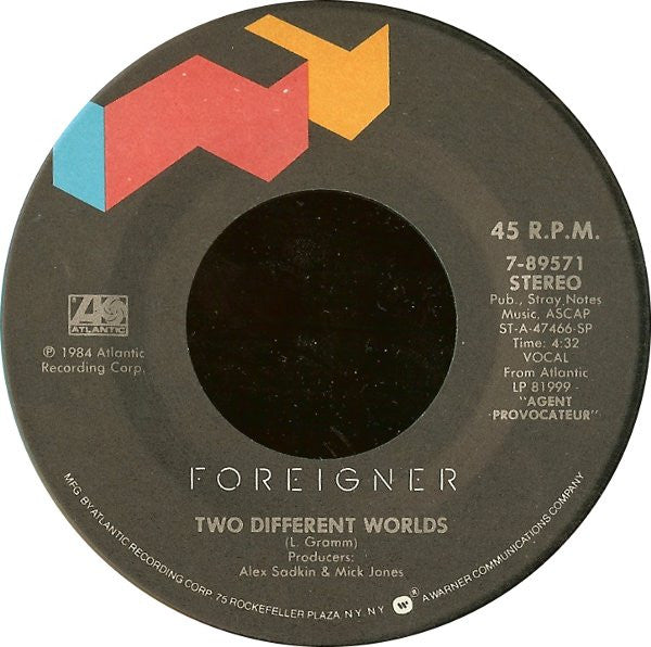 Foreigner - That Was Yesterday