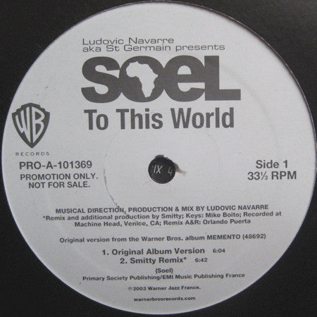 Ludovic Navarre - To This World