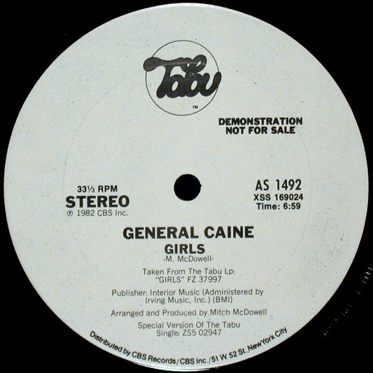 General Caine - Girls / Baseball