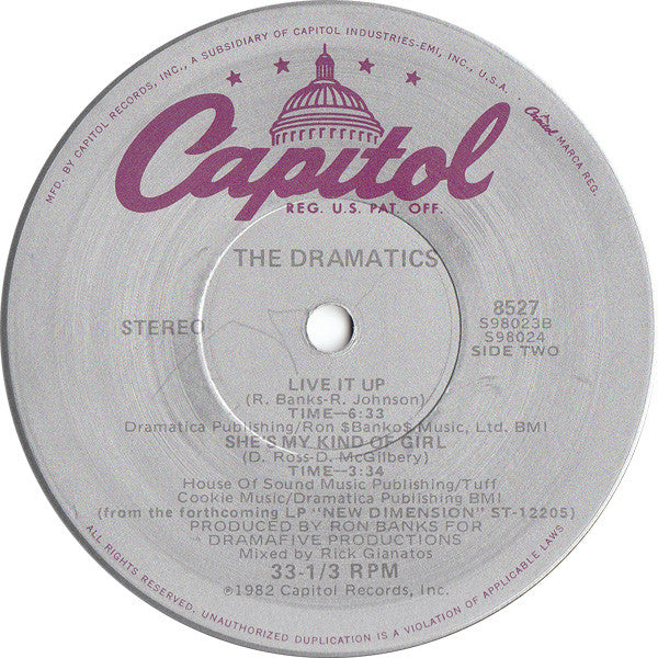 The Dramatics - Live It Up