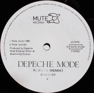 Depeche Mode - New Life (Re Mix) / Shout! (Rio Mix)