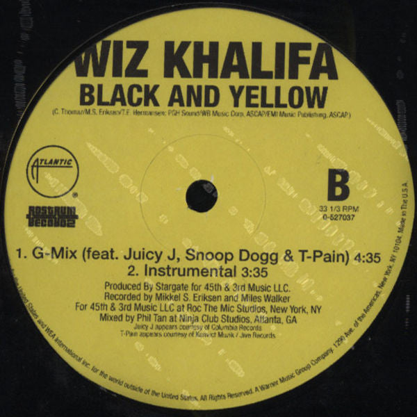 Black & Yellow by Wiz Khalifa – Record Selector