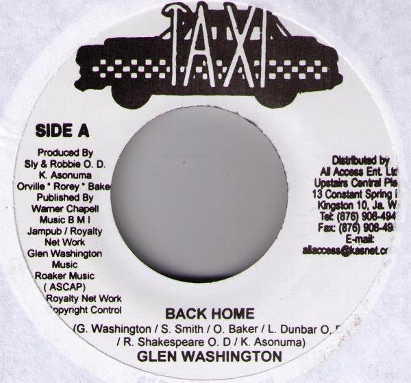 Glen Washington - Back Home / Knock