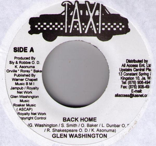 Glen Washington - Back Home / Knock