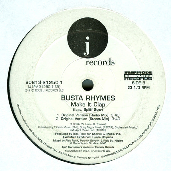 Busta Rhymes - Make It Clap (Remix)