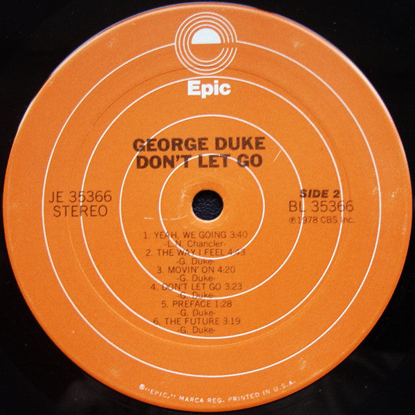 George Duke - Don't Let Go