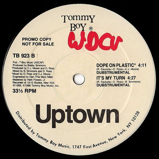 Uptown (3) - Dope On Plastic / It's My Turn