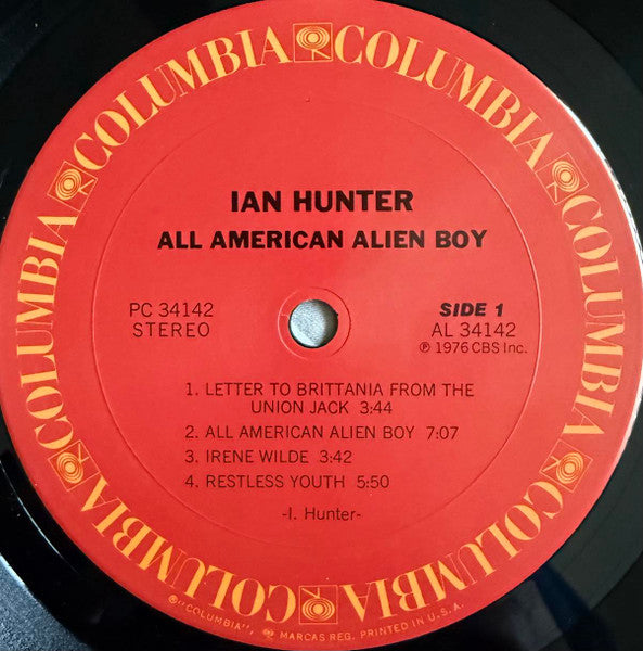 Ian Hunter - All American Alien Boy