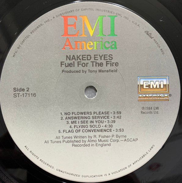 Naked Eyes - Fuel For The Fire