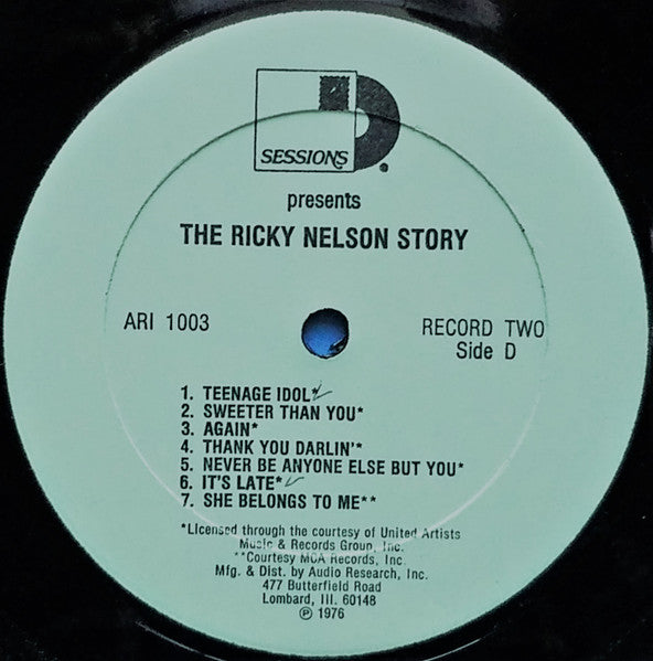 Ricky Nelson (2) - The Ricky Nelson Story