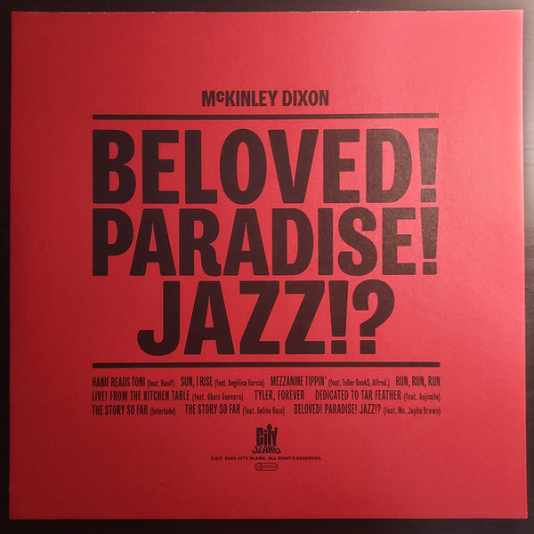 McKinley Dixon - Beloved! Paradise! Jazz!?