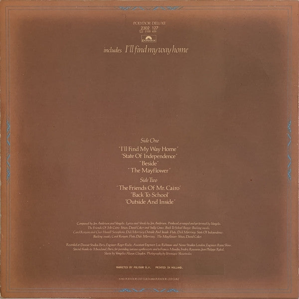 Jon & Vangelis - The Friends Of Mr Cairo