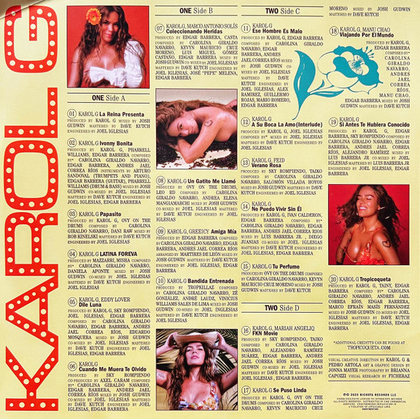 Karol G - Tropicoqueta [TANGERINE COLOR VINYL]