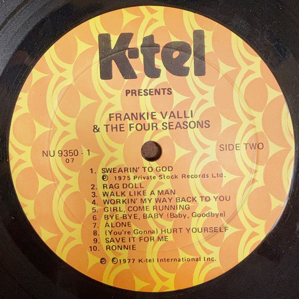 The Four Seasons - The Greatest Hits Of Frankie Valli & The Four Seasons