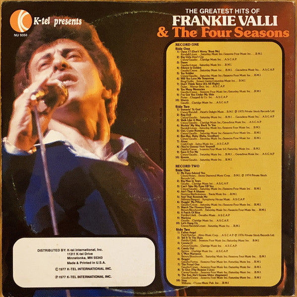 The Four Seasons - The Greatest Hits Of Frankie Valli & The Four Seasons