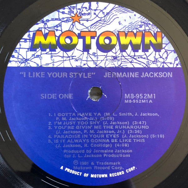 Jermaine Jackson - I Like Your Style