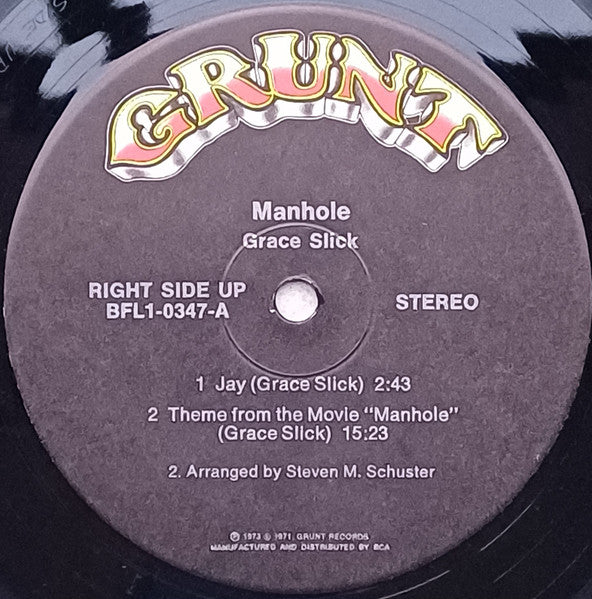 Grace Slick - Manhole