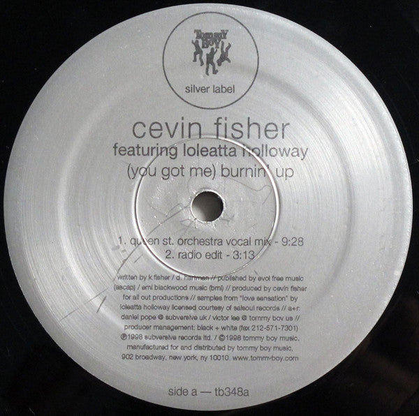 Cevin Fisher - (You Got Me) Burnin' Up