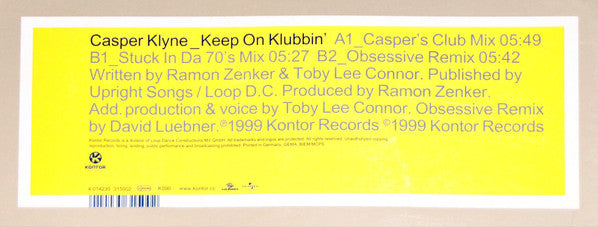 Casper Klyne - Keep On Klubbin'