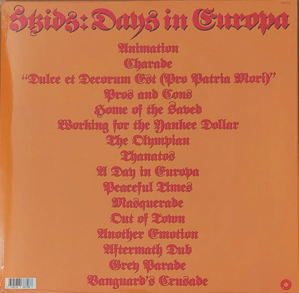 Skids - Days In Europa