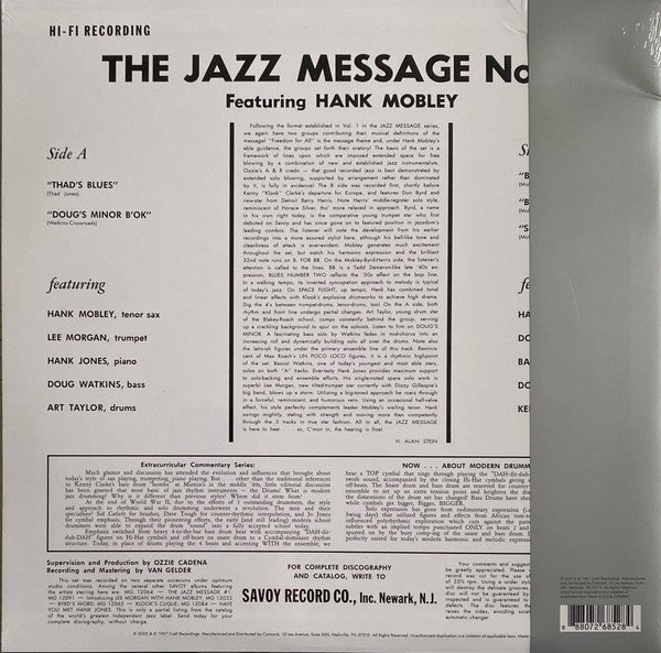 Hank Mobley - Jazz Message #2