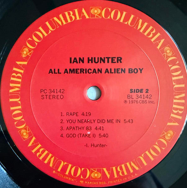 Ian Hunter - All American Alien Boy