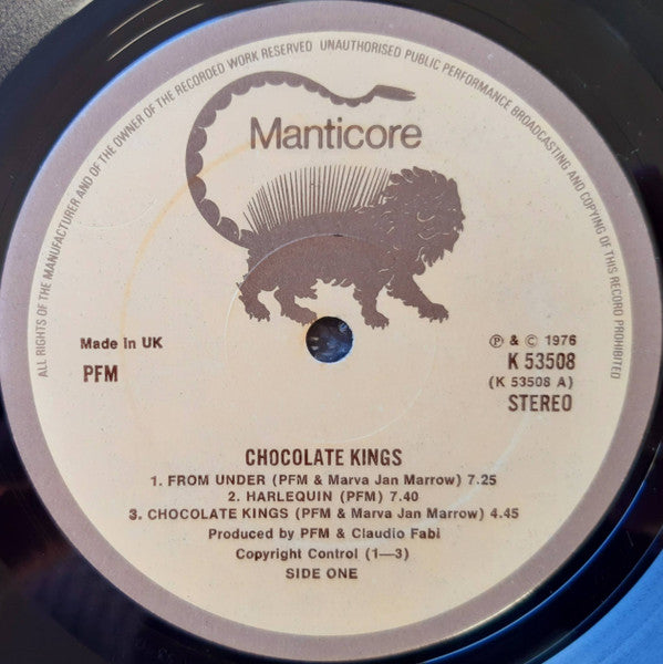 Premiata Forneria Marconi - Chocolate Kings