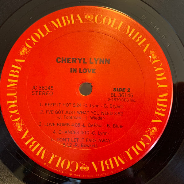 Cheryl Lynn - In Love