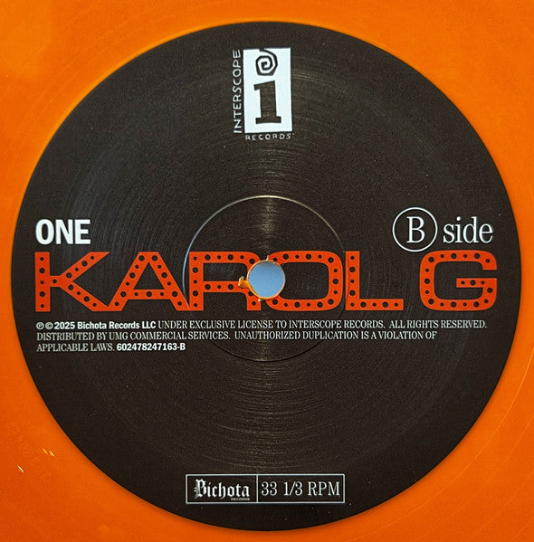 Karol G - Tropicoqueta [TANGERINE COLOR VINYL]