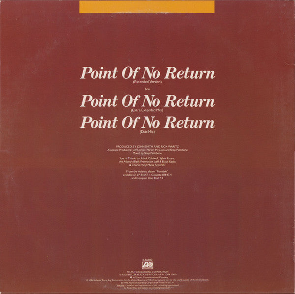 Nu Shooz - Point Of No Return (Extended Version)