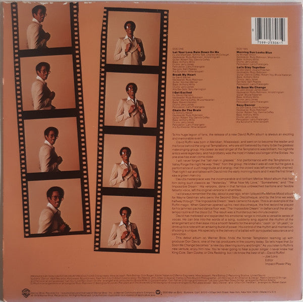 David Ruffin - So Soon We Change