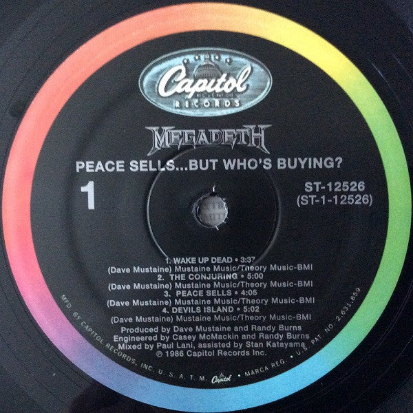 Megadeth - Peace Sells... But Who's Buying?