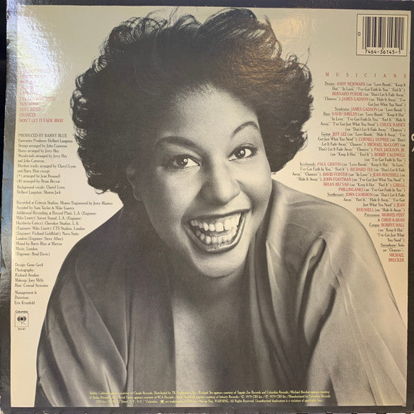 Cheryl Lynn - In Love