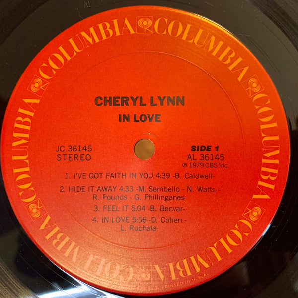 Cheryl Lynn - In Love
