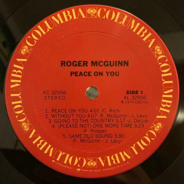 Roger McGuinn - Peace On You