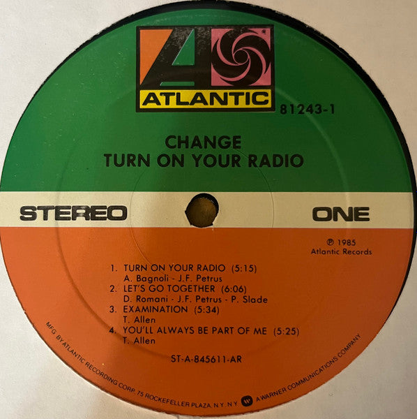 Change - Turn On The Radio