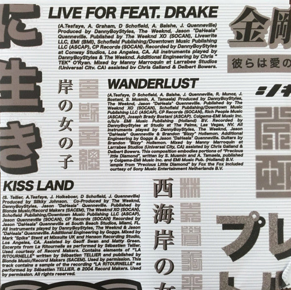 The Weeknd - Kiss Land
