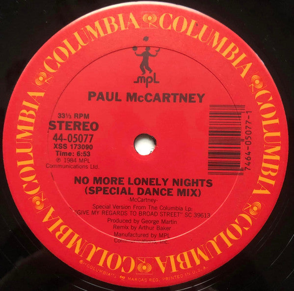 Paul McCartney - No More Lonely Nights (Extended Version)