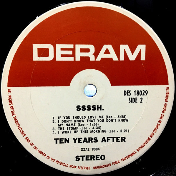 Ten Years After - Ssssh.