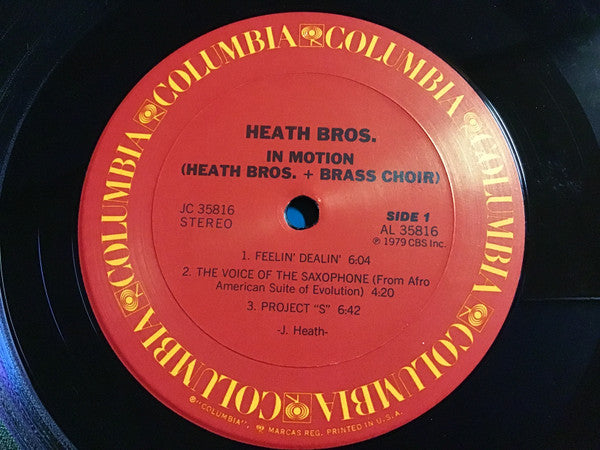 The Heath Brothers - In Motion