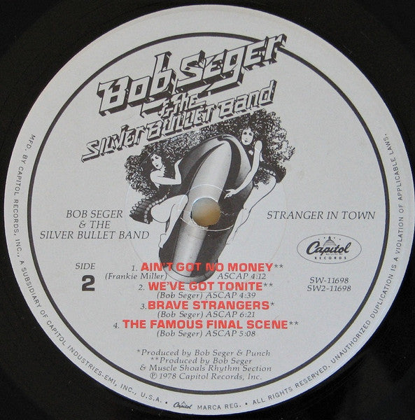 Bob Seger And The Silver Bullet Band - Stranger In Town